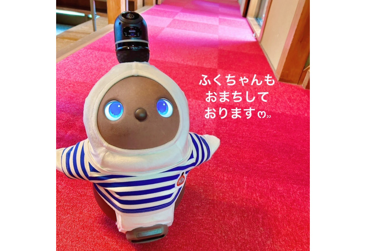 ふくちゃんもお待ちしています!